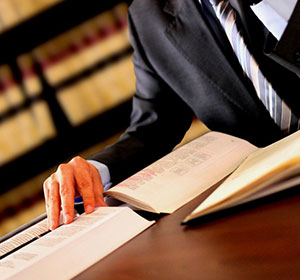 Attorney reading